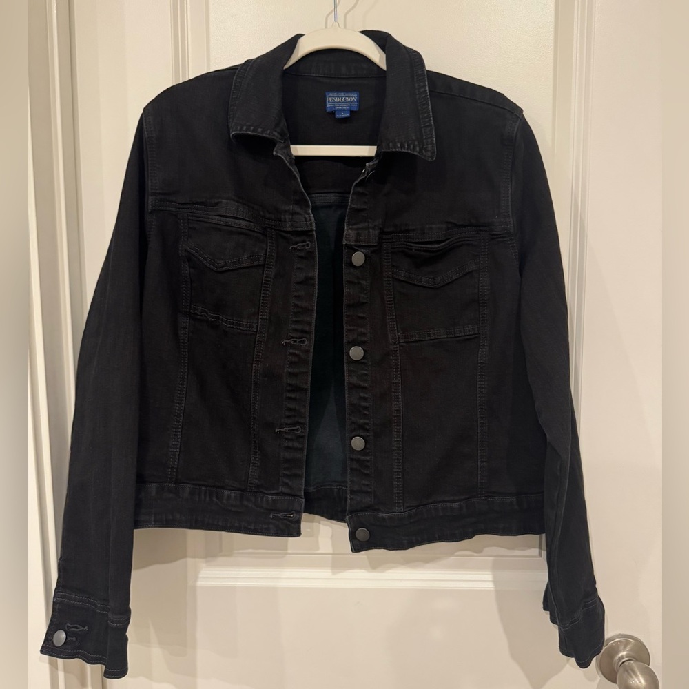 Pendleton Black Denim Jacket - image 1